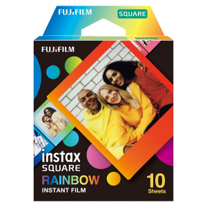 Fujifilm | Instax Square Rainbow (10) Instant Film | 72 x 86 mm | 2.4 x 2.4