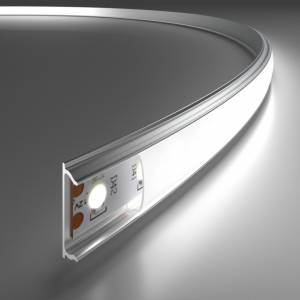 Elastīgs / lokāms / virsapmetuma / dizaina / arhitektūras anodēts alumīnija profils bez stikla LED l...