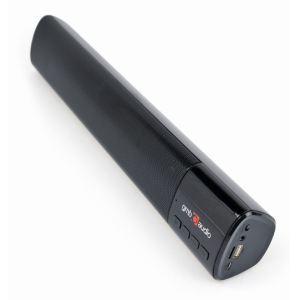 Gembird | Bluetooth soundbar | SPK-BT-BAR400-01 | 2 x 5 W | Bluetooth | Black | Portable | Wireless ...