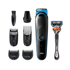 Braun MGK3245 hair trimmers/clipper Black, Blue 13