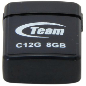 TEAM C12G DRIVE 8GB BLACK RETAIL TC12G8GB01 TC12G8GB01