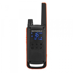 Motorola Talkabout T82 rācija 16 kanāli 446 - 446.2 MHz Melns, Oranžs